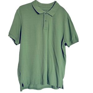 Eddie Bauer Men’s Green Polo Sz Lg